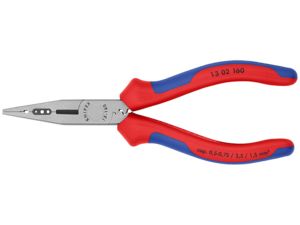 Elektrikárske kliešte 160 mm pre uchopenie, odizolovanie a strihanie - KNIPEX 13 02 160