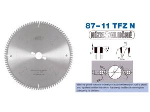 Pilový kotouč s SK <br />ø 190 x 2,8 x ø 30 - 56 TFZ N, <br />typ 22 5387-11