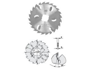 Pílový kotúč s SK priemer 400 x 4,0/2,8 x 80 – 24+4 FZ, typ 22 5394.1