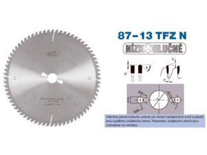 Pílový kotúč s SK <br />ø 450 x 4,0/3,2 x ø 30 - 120 TFZ N, <br />typ 22 5387-13