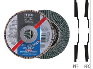 Lamelový brúsny kotúč Pferd PFC 125 Z 40 SG-POWER/22,23