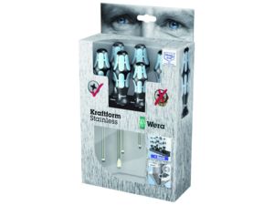 WERA 032061 Sada nerezových skrutkovačov - 3334/3355/6, Lasertip®