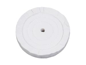 Moltonový leštiaci kotúč pr. 350 x 25 mm, pr. 16 mm. Prešívaný (PS 1004)