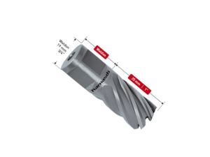Jádrový vrták průměr 19 mm Karnasch SILVER-LINE 25 (hl. vrt. 25 mm, HSS-XE)