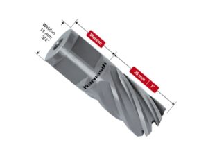 Jádrový vrták průměr 45 mm Karnasch SILVER-LINE 25 (hl. vrt. 25 mm, HSS-XE)
