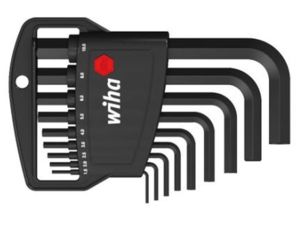 Zástrčné šesťhranné kľúče Wiha 06379 (inbus) 1,5-10 mm. Sada 9 dielov