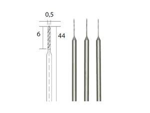 Špirálový mikrovrták Proxxon pr. 0,5 mm. 3 ks