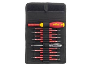Wiha 36068 Set 16 ks nástavcov SoftFinish plochý/krížový/TORX slimVario, VDE, Typ 2831T16