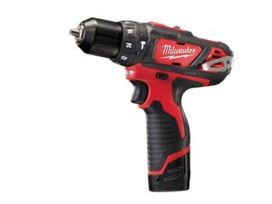 Aku subkompaktné príklepová vŕtačka Milwaukee M12 BPD-202C