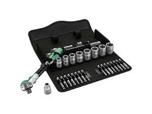 WERA 004049 Sada račňová Zyklop Speed 8100 SB 9, 29 d. upínacia časť 3/8"- coulová