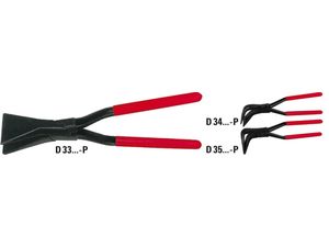 Klampiarske falcovacie kliešte Bessey D35-60-P zahnuté