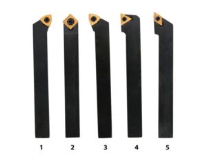 Sústružnické nože Optimum HM 12 mm v sade, 5 ks