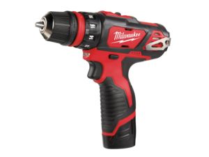 Aku kompaktná vŕtačka / skrutkovač Milwaukee M12 BDDXKIT-202C s rýchlovymeniteľným skľučovadlom