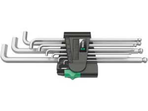 Wera 073594 Zástrčné kľúče PKLS 950/9 Hex-Plus 4. Chrómované (9 ks)