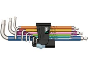 Wera 022669 Sada šesťhranných kľúčov Wera 3950 SPKL/9 Multicolour Stainless (9 ks)