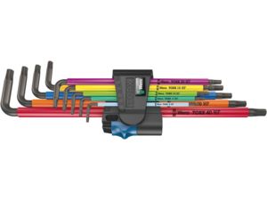 Wera 024470 Zástrčné kľúče 967/9 TX XL Multicolour HF 1. Sada dlhých 9 ks