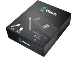 Wera 003375 Zástrčné hlavice 8767 A TORX HF 1 pre Zyklop 1/4" (4 ks)