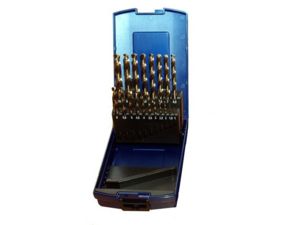 Sada špirálových vrtákov RATIOLINE pr. 1-10 mm podľa DIN 338. HSS-GK (19 ks)