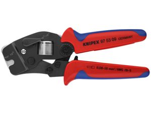 Samonastaviteľné kliešte 190 mm KNIPEX 97 53 09 - pre lisování káblových koncoviek