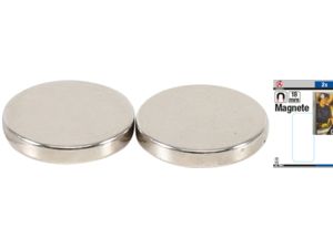 Magnety pr. 18 mm Kraftmann BGS1079911 extra silné. Sada 2 dielov