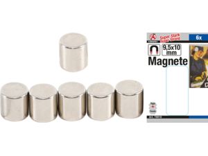 Magnety pr. 9,5 mm Kraftmann BGS1079919 extra silné. Sada 6 dielov
