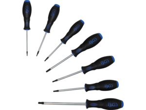 Sada skrutkovačov T-profil (Torx) T10 ÷ T40 BGS107846 (7 dielov, CV)