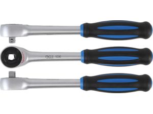 Prepínací račňa 3/8" BGS100106 s otočnou rukoväťou a posuvným štvorhranom