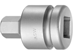 Za tepla kovaný adaptér-bit 3/4" vnitřní 6-hran 19mm ASW