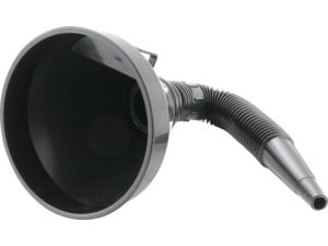 Plastový lievik 140 mm so sitkom a ohybnou hadicou BGS108031