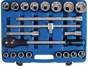 Gola sada BGS-21K 3/4" (19 ÷ 50 mm) BGS101207, Pro-Torque. 21 dílů v kufri