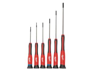 Sada presných mikro skrutkovačov pre jem.elektr. Milwaukee 6 ks