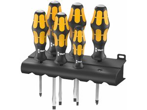 Wera 018282 Sekacie skrutkovače Kraftform Plus rada 900 typ 932/6 (Sada 6 dielov + stojanček)