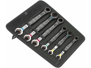 Wera 020022 Očkoploché račňové kľúče 10 ÷ 19 mm Joker a Joker Double (Sada 6 dielov)
