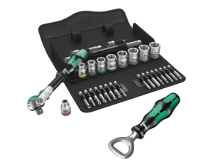 Račňová sada 3/8" Wera 8100 SB 6 Zyklop Speed vrátane otvárača Wera Zadarmo (Sada 29 dielov)
