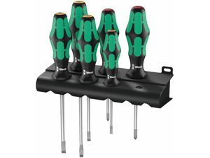 Wera 105650 Skrutkovače Kraftform Plus Lasertip 334/6 (Sada 6 ks a stojan)