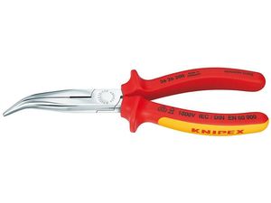 Polkruhové kliešte s brity (zobákovité) 200 mm - VDE. KNIPEX 26 26 200