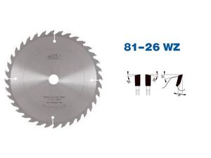 Pílový kotúč s SK pr. 160 x 2,5/1,6 x 20 - 16 WZ, typ 22 5381-26