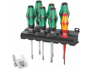Wera 138711 Skrutkovače Kraftform/7 Heavy Metal 1 (Sada 7 dielov + stojanček)