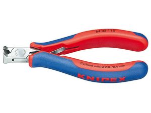 Čelne štikacie kliešte pre elektroniku 115 mm KNIPEX 64 02 115