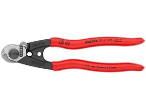 Nožnice na drôty a drôtené laná KNIPEX 95 61 190 mm