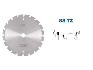 Pílový kotúč s SK Pilana pr. 350 x 3,6/2,5 x 30 - 24 TZ, typ 22 5388