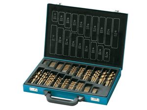 Špirálové vrtáky Bernardo pr. 1 ÷ 10 mm HSS TiN. Sada 170-dielov