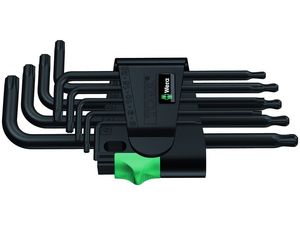 WERA 024242 Sada šesťhranných kľučov 967 PKL/9 TORX®, BlackLaser®. Sada 9 ks