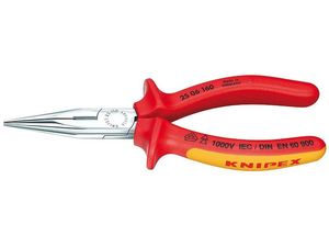 Polkruhové kliešte s brity pre radiotechniku 160 mm - VDE. KNIPEX 25 06 160