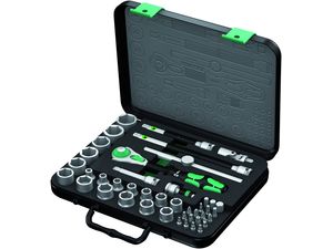 Wera 003594 Račňová sada Zyklop Speed 8100 SB 2, upínacia časť 3/8", metrická - 43 ks