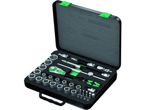 Wera 003645 Račňová sada Zyklop Speed 8100 SC 2, upínacia časť 1/2", metrická (37 dielov)