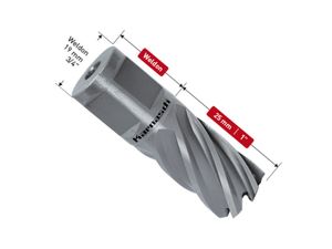 Jádrový vrták průměr 32 mm Karnasch SILVER-LINE 25 (hl. vrt. 25 mm, HSS-XE)