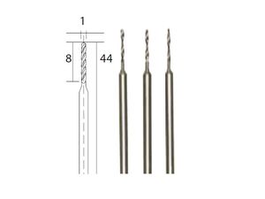 Špirálový mikrovrták Proxxon pr. 1,0 mm. 3 ks
