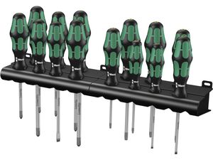 Wera 105630 Skrutkovače Kraftform Big Pack 300 (Sada 14 dielov + stojanček)