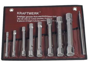 Súprava kľúčov rúrkových 6-22mm 6-hran 9ks - taška KRAFTWERK